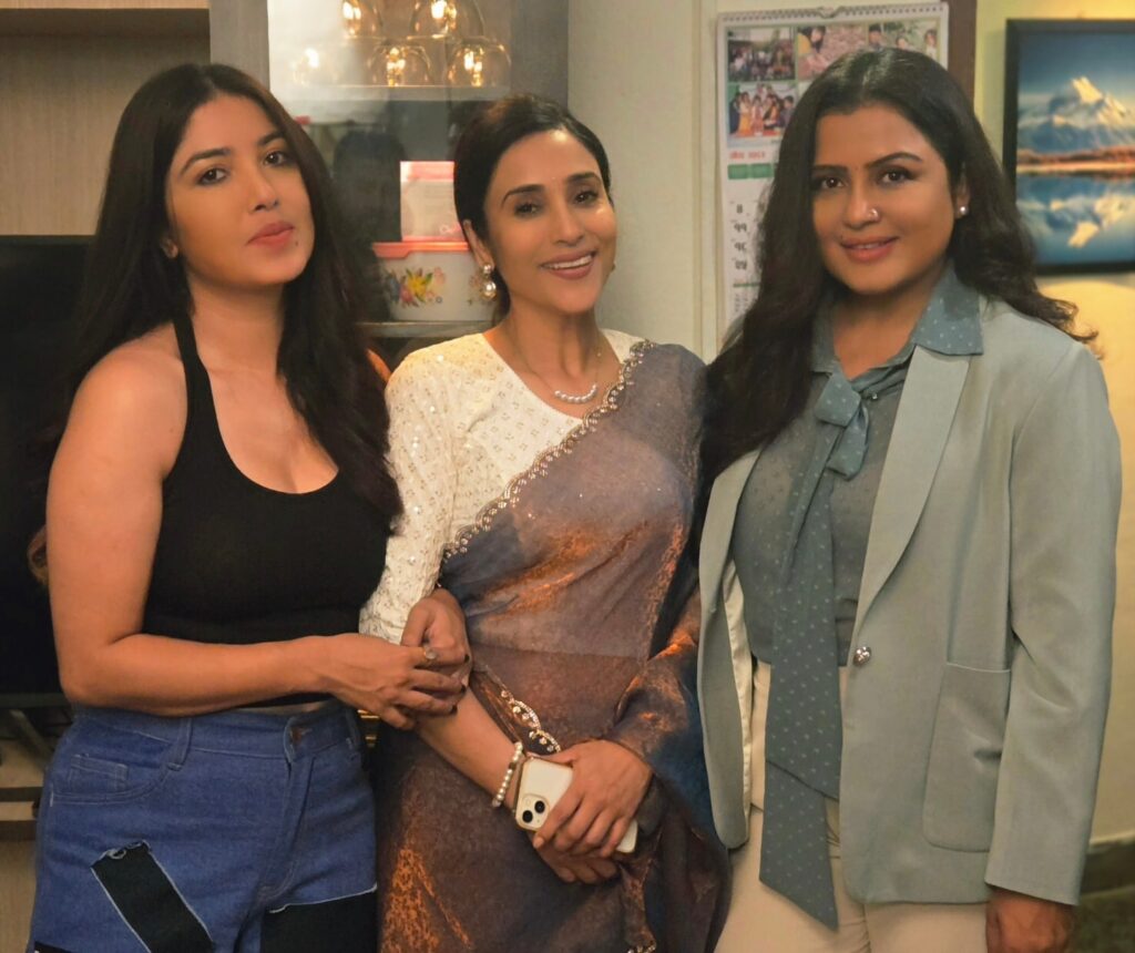 Pooja Sharma and Puspa Khadka in 36 Ko Aakada film

Rekha Thapa and Niruta Singh starring in 36 Ko Aakada