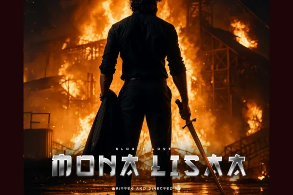 Mona Lisaa (Bloody Love): A High-Budget Nepali-Indian Collaboration Set to Redefine Nepali Cinema Theme character poster of Mona Lisa (Bloody Love), a high-budget Nepali-Indian romantic action movie directed by King Yogi
